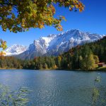 lautersee mit karwendelgebirge